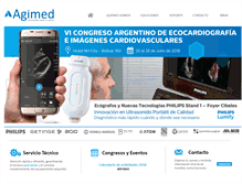 Tablet Screenshot of agimed.com.ar